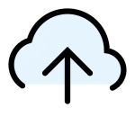 Cloud Upload SVG Icon